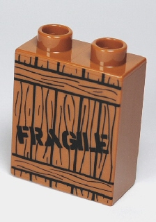 LEGO@ DUPLO@ KOSTKA POTISK BALÍK ZÁSILKA FRAGILE