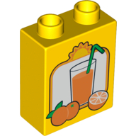 LEGO® DUPLO® KOSTKA 2X1 POTISK DŽUS